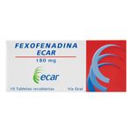 fexofenadina180mg10tbsecar