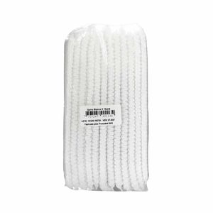 Gorro Desechable Line Medical Tipo Oruga Color Blanco Paquete X 12 Uds.