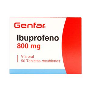 Ibuprofeno 800 Mg Genfar Caja X 50 Tabletas Recubiertas.