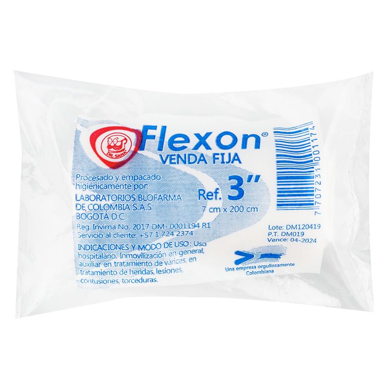 venda-fija-blanca-flexon-3x5