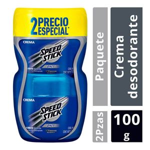 Desodorante Speed Stick 24/7 Cool Night Crema Frasco x 100 g x 2 Uds Precio Especial