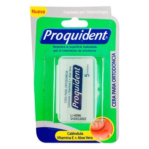 Cera para Ortodoncia Proquident Caléndula Blister x 5 Uds.