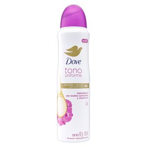 Antitranspirante Spray Dove Tono Uniforme Orquídea y Vitamina E Frasco x 150 mL