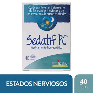 Sedatif Pc Boiron Caja X 40 Tabletas.