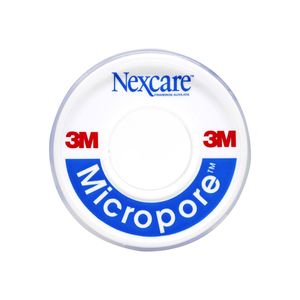 Micropore Carrete 12x5 Pague 4 Lleve 5 Mts Nexcare Blister x 1 Und