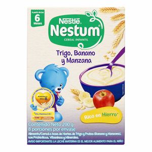 Cereal Infantil Nestum Nestlé Trigo Y Fruta Caja X 200 G.